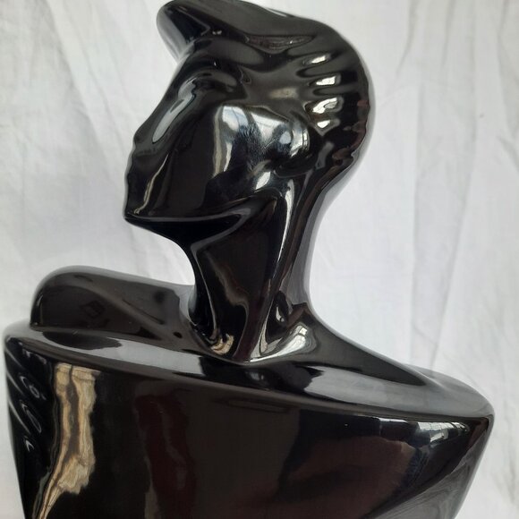 Vintage 80s Lindsey B Balkweill Style Ceramic Man Woman Memphis Style Figurines - Picture 6 of 12